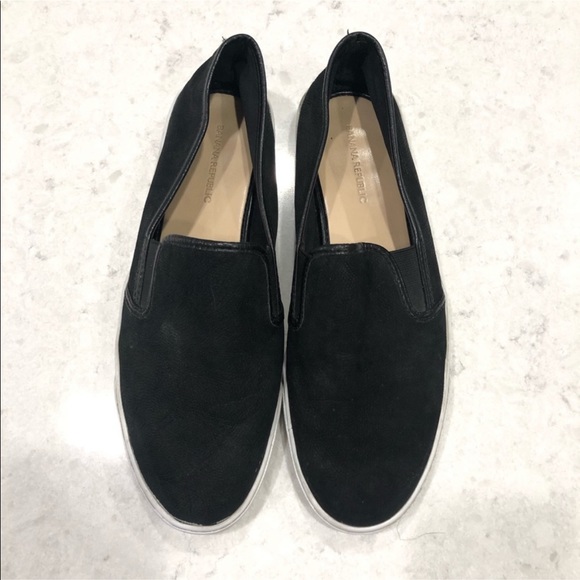 Banana Republic Brenna Black Slip On Sneakers—10 - Picture 2 of 10